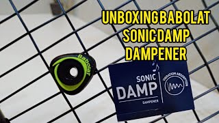 UNBOXING Babolat SONIC DAMP Dampener For Tennis Racket [upl. by Arema]