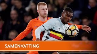 Highlights Jong Oranje  Jong België 2232018 [upl. by Roderic]