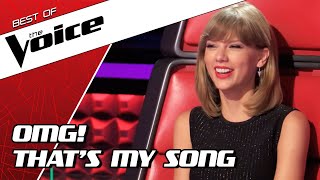 TOP 10  BEST TAYLOR SWIFT covers in The Voice [upl. by Thomasine205]