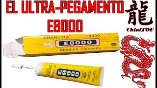 Pegamento ultra resistente e8000 para manualidades ropa maqueteria y mas [upl. by Eignat]