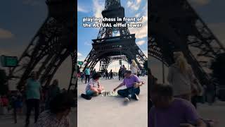 Chess In Front Of The EIFFEL TOWER [upl. by Thane]