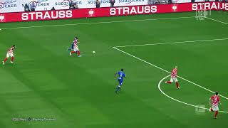 Hoffenheim vs Mainz  Highlights  Bundesliga 2324  Football Simulation PES 21 [upl. by Kellina889]