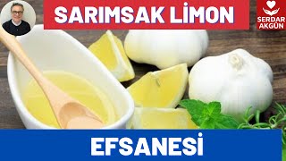 Sarımsak Limon Kürü İşe yarıyor mu Tek araştırma Damar Tıkanıklığı Serdar Akgün Sağlık [upl. by Afihtan]