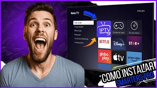 ROKUTV COMO INSTALAR SMARTERS PRO OU QUALQUE APLICATIVO NA ROKU TV VEJA FOI SENSACIONAL😱🥶 [upl. by Abbie]