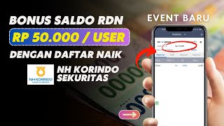 Balik Lagi  Daftar Naik by NH Korindo Sekuritas Bonus 50 Ribu [upl. by Chouest]