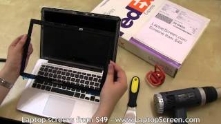 MacBook Pro 13 screen replacement  Installation guide Apple MacBook Pro 13 Unibody LCD repair [upl. by Nairam]