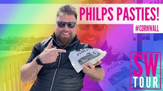 We review Philps Famous Pasties in Cornwall to start our journey to find the best Cornish pasty [upl. by Hilarius545]