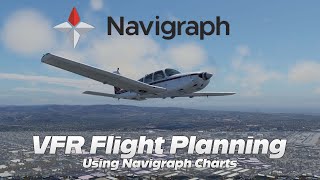 Navigraph Charts  How to Create a Basic VFR Flight Plan [upl. by Egreog192]