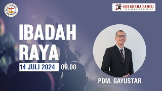 Ibadah Raya GBI Graha Famili 14 Juli 2024  ALLAH Beserta Kita [upl. by Lala219]