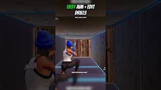 Part 1  Easy Edit  Aim Drills fortnite fyp pc console aim edit stiffneo kbm controller [upl. by Aikar]