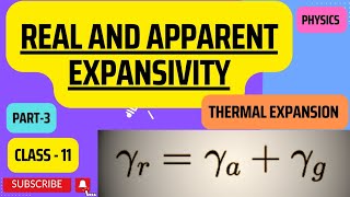 Relationship between Real and Apparent Expansivity  Thermal Expansion part3 in Nepali [upl. by Runkle432]