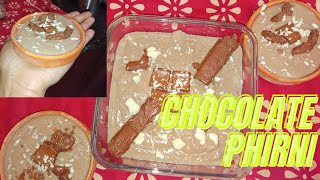 Chocolate Phirni Recipe  Indian Dessert [upl. by Adella]