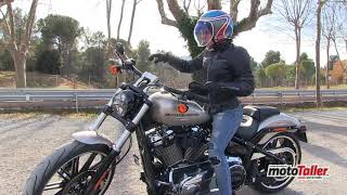 Prueba Harley Davidson Softail Breakout 2018 [upl. by Suanne]