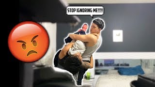 IGNORING MY BOYFRIEND PRANK HE GETS ANGRY [upl. by Unam]