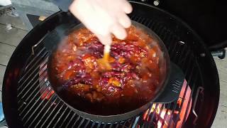 Chili Con Carne  Dutch Oven  BBQ Junkie [upl. by Quincey65]