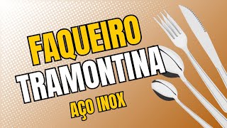 Faqueiro Tramontina Búzios – 24 Peças em Aço Inox Duráveis e Elegantes para sua Mesa [upl. by Nottus]