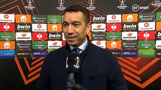 quotWe were there from minute one Im very proud of my playersquot Van Bronckhorst Delights At Gers Win [upl. by Neerahs]