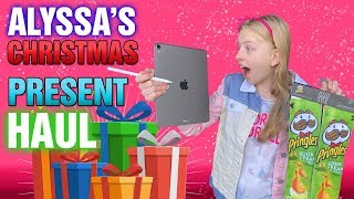 What I Got For Christmas  Alyssas Awesome 2019 Present Haul [upl. by Nnylacissej]