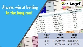 Betting strategy that works  How to always win at betting in the long run [upl. by Aihsal241]