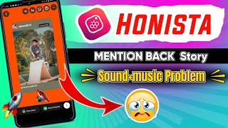 Honista mention Story Sound problem Honista iphone story sound Problem  Honista New Update [upl. by Mali]