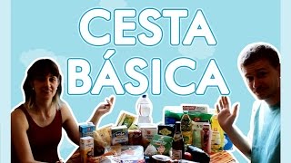 QUANTO CUSTA UMA CESTA BÁSICA NA ALEMANHA Custo de vida em Berlim 2014 🇩🇪  Alemanizando [upl. by Trebuh]