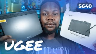 UGEE Drawing Tablet S640 Unboxing amp Review 🖱️ [upl. by Nwonknu]