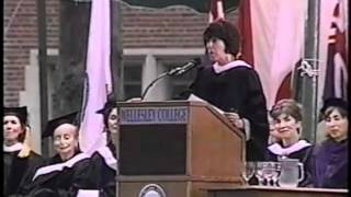 Nora Ephron speaking at Wellesley College Commencement 1996 [upl. by Nayhr]