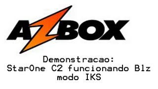 Azbox StarOne C2 funcionando no modo IKS [upl. by Davis515]