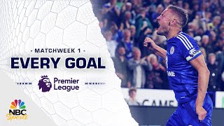 Every Premier League goal from Matchweek 1 202425  NBC Sports [upl. by Aedrahs549]