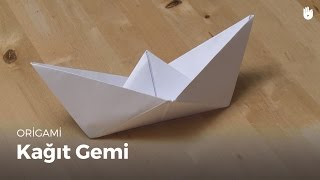 Kolayca origami yapmayı öğrenin Kağıt tekne [upl. by Lanctot370]