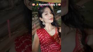 Navratri day 5 🪷shortnavratri garba dance trending shortsmusic [upl. by Mihsah]