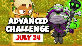 BTD6 Advanced Challenge  Round 52  July 24 2024 [upl. by Anidnamra]