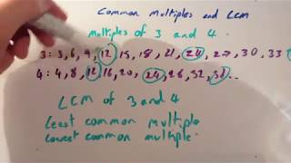 LCM and Common Multiples  Corbettmaths [upl. by Nosrac]