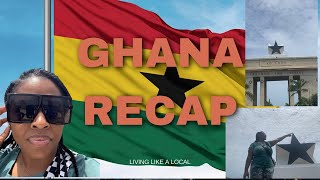 Recap Of My Trip To Ghana [upl. by Yeltihw]