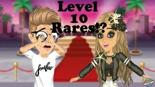 MovieStarPlanet  Getting Rares from Leveling Up [upl. by Lirba]