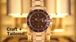 1969 18k Yellow Gold Rolex GMTMaster Ref 1675 [upl. by Akeim]