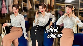 Phối Đồ Công Sở  Việt Phương Thoa Ra Dáng Thư Kí Chủ Tịch 😆 [upl. by Mano]