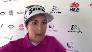 Rebecca Artis Inteview Round 2  Womens NSW Open presented by Worrells [upl. by Solley825]