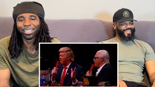 Shane Gillis Impressions of Donald Trump ft Joe Biden Reaction [upl. by Yarazed]