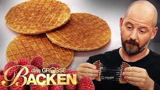 Einen an der Waffel Zähe Fäden bei der Verkostung  Verkostung 2  Das große Backen 2023  SAT1 [upl. by Ashly780]