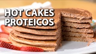 HOT CAKES DE PROTEÍNA 😋💪😎 ¡Están deliciosos [upl. by Esidnac630]