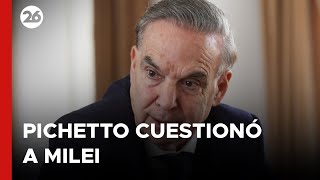 ARGENTINA  Pichetto cuestionó a Milei quotSi no sabe lo que firmó estamos en problemasquot [upl. by Gauntlett]