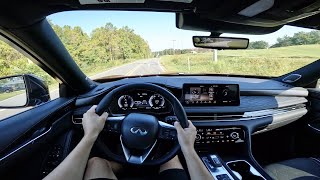 2024 Infiniti QX60 Autograph AWD  POV Walkaround and Test Drive ASMR [upl. by Syxela]