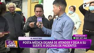 El Agustino vecinos de asentamiento humano preocupados por reubicación de posta médica [upl. by Eremahs]