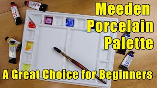 Meeden Porcelain Watercolor Palette  Getting Started in Watercolor [upl. by Loram987]