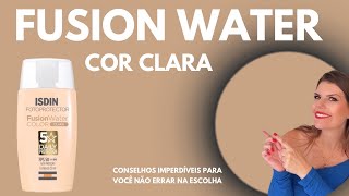 ISDIN Fusion Water 5 Stars FPS50 Color Clara  Conhecendo o Seu Produto [upl. by Ydroj]