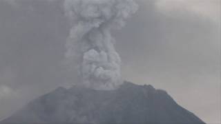 Ecuador volcano spews fiery rocks warnings issued [upl. by Romain411]