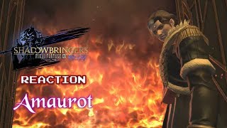 Amaurot  Krimson KB Reacts  FFXIV Shadowbringers Reaction [upl. by Ahsinehs]