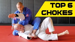 6 BJJ Chokes You Must Know From Technical Mount [upl. by Nerred]