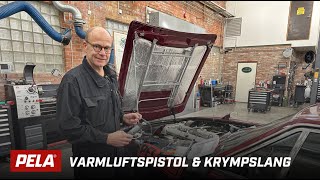 Varmluftspistol amp krympslang från PELA [upl. by Eyma]